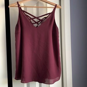 Lace-Up Detail blouse